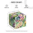 thumbnail image 4 of Tissue Watercolor Blooming Cactus Box Cover Holder, Square by Xecao - Leather Decorative Organizer for Tabletop, Bathroom, Car, Office, 4 of 8