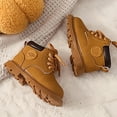 thumbnail image 5 of Toddler Work Boots Winter Waterproof Ankle Lace Up Chunky Boot Fashion Casual Classic Cute Comfortable Lightweight Snow Boots Construction Boots, 5 of 5