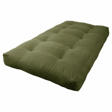 Blazing Needles Vitality 7-inch Microsuede Twin-size Futon Mattress - Sage Green