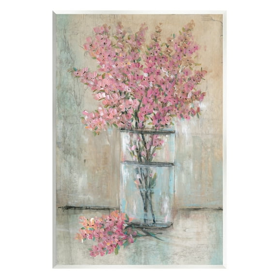 Stupell Industries Cherry Blossom Twigs Botanical & Floral Painting Unframed Art Print Wall Art, 10 x 15