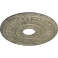thumbnail image 3 of Ekena Millwork 16"OD x 3 5/8"ID x 3/4"P Melonie Ceiling Medallion (Fits Canopies up to 6 3/8"), Hand-Painted Castle Stone Crackle, 3 of 6