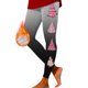 thumbnail image 4 of Pantalones de maternidad Gibobby Leggings deportivos estampados navideños de moda informal Gris L, 4 of 5