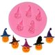 thumbnail image 1 of Molde de silicona para Halloween, decoración de calabaza pirata, molde de silicona para hornear DIY para pastel de Chocolate, jabón de cubitos de hielo para magdalenas Zhivalor ZYY-1415, 1 of 5