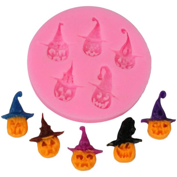 Molde de silicona para Halloween, decoración de calabaza pirata, molde de silicona para hornear DIY para pastel de Chocolate, jabón de cubitos de hielo para magdalenas Zhivalor ZYY-1415
