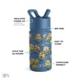 thumbnail image 2 of Botella de agua Simple Modern Minions Kids con pajita 414 ml, 2 of 6