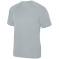 thumbnail image 1 of Tee-Shirt à Manches Raglan Absorbant pour Jeunes TP Argent, 1 of 1
