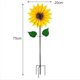 thumbnail image 5 of Yuarrent Girasol Molino de viento Metal Molino de viento Estaca de jardín Esculturas de viento para balcón Patio Decoración de césped Decoración del hogar Yuarrent HA036108-00, 5 of 6