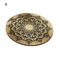 thumbnail image 1 of HEVIRGO 1PC Sous-Verres Ronds Sous-Verres Résistants à la Chaleur Sous-Verres Imperméables Sets de Table Polyvalents pour les Boissons, 1 of 10