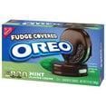 OREO Fudge Covered Mint Creme Sandwich Cookies, 9.9 oz