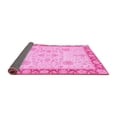 thumbnail image 2 of Ahgly Company Indoor Square Oriental Pink Traditional Area Rugs, 8' Square, 2 of 4