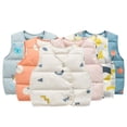 thumbnail image 1 of Doudoune Sans Manches pour Bébé Garçons Filles Imprimé Chaud Nouveau-Né Hiver 3M-4Y, 1 of 7
