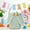 Green, variant on Easter Bunny Baskets,Easter Basket Bags with Handles, Canvas Rabbit Tote Bags for Easter Egg Hunts, Party Gifts, and Storage