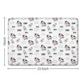 thumbnail image 5 of White Cow Milk Cloud Pattern Flannel Non Slip Door Rugs,Washable Door Mats Indoor,Decorative Door Mats,Dirt-Resistant and Absorbent Doormat for Entrance,Bedroom,Kitchen,Bathroom,23.5x16in(60x40cm), 5 of 5