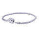 thumbnail image 3 of Pulsera de Mujer para Charms LuckyLy, Acero Inoxidable, Modelo Nuria plateado UNITALLA, 3 of 6