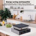 thumbnail image 3 of Stainless Steel Waffle Maker, 950W 25 Holes Waffle  with Non Stick Coating for  Cooking, Fast Heating Pancake Maker for Family Breakfast and Afternoon Tea, 3 of 7