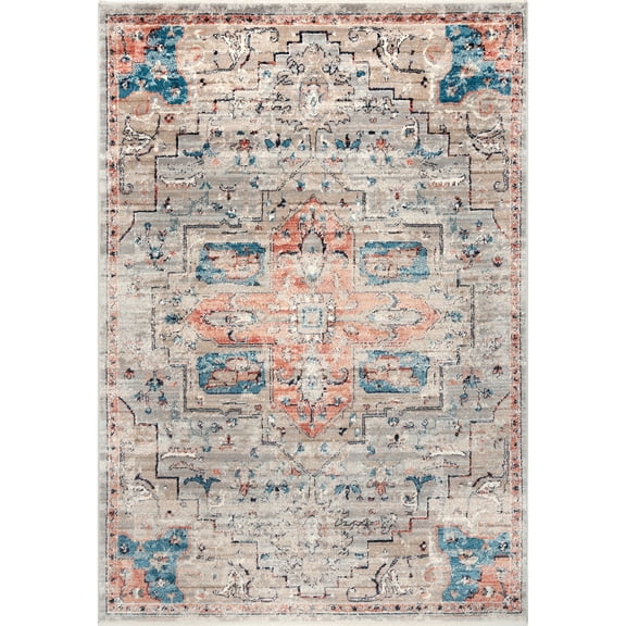 nuLOOM Astra Persian Vintage Area Rug, 4' x 6', Beige