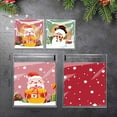thumbnail image 3 of 100Pcs Christmas Gift Bag Self Adhesive Cookies Candy Wrapping Bag Gift Bag, 3 of 5