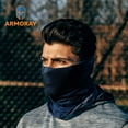 thumbnail image 4 of ARMORAY Neck Gaiter Face Cover Reusable & Washable UV Protection Bandana Men Women Outdoor Sun Dust Shield Black Grey 4-Pack, 4 of 8