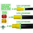 thumbnail image 3 of Vacuum Adapter for Dewalt or Craftsman Sanders - Dust Collection - Galactic Gadgets 2-1/2in - Yellow, 3 of 3