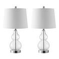 thumbnail image 5 of SAFAVIEH Brisor 22 in. H Gourd Glass Table Lamp, Clear, 5 of 9