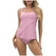 thumbnail image 1 of MKLEKYY Trajes De Baños Women High Waisted Bikini Sexy Push Up Two Piece Swimsuits Vintage Swimsuit Two Piece Retro Ruched Low Waist Solid Bikini Set, 1 of 6