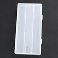 thumbnail image 5 of KAKOWELY Battery Storage case 2Pcs Plastic Battery Organizer Box Battery Storage Case Holder Box Hanging Storage Case6.1"X2.95"X0.98", 5 of 5