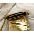 thumbnail image 5 of Female Underarm Shoulder Bag, Glossy Color Handbag PU Small Hobo Purse, 5 of 7