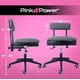 thumbnail image 4 of Silla de costura Pink Power Hydraulic sin brazos con ruedas y respaldo, 4 of 6