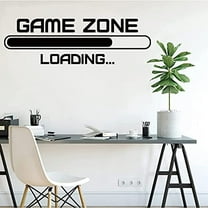 1 Sheet Game Zone Quotes Wall Stickers Vinyl Wall Decor Stickers DIY Saying Wall Art Decal Sticker Home Decoration
