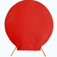 thumbnail image 6 of Efavormart 7.5ft Red 2-Sided Spandex Fit Round Wedding Arch Backdrop Cover, 6 of 11