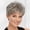 SF51/60 - Silvery Moon, variant on Vikki WhisperLite Wig by Paula Young - Short, Sassy Pixie Wig with Texture-Rich Layers and Natural Looking Hand-Tied Crown / Multi-tonal Shades of Blonde, Silver, Brown, and Red