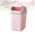 thumbnail image 3 of HEANUJJ Basurero Portátil Rosa De Plástico Resistente Para Almacenamiento Y En Interiores, 3 of 8