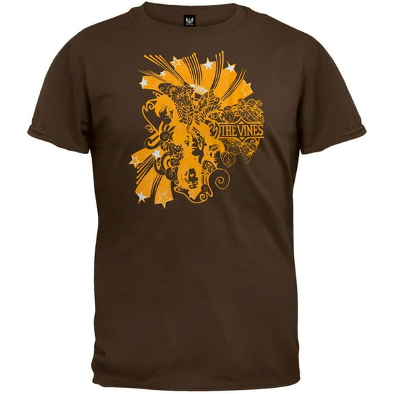 The Vines Men's The Ride Brown Short Sleeve T Shirt