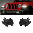 thumbnail image 4 of Car LED Dynamic Daytime Running Lights Marker Light Turn Signal Lights for Jeep Wrangler JL 2018-201, 4 of 5