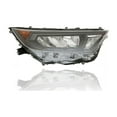 thumbnail image 3 of Headlight - Compatible/Replacement for '19-21 Toyota RAV4/Hybrid-LE (Japan Built) - Halogen-LED Black Bezel - Pair, Left Driver + Right Passenger Set - 8113042821, 8117042821, 3 of 4
