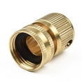 thumbnail image 2 of Brass 3/4" Hose Pipe Connector Adapter Quick Connect for Tap Car Washing Tool, 2 of 11