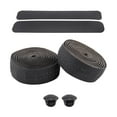 thumbnail image 4 of Bike Handlebar Tapes with End Plug Professional Comfortable Grip Cycling Handle Wraps for Mountain Road Bikes Racket Handles Fishing Rods Black, 4 of 10