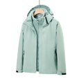 thumbnail image 2 of Chaqueta impermeable gruesa de terciopelo extraíble tres en uno para hombre y mujer para otoño e invierno, 2 of 2