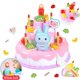 thumbnail image 1 of 38 pcs DIY Cutting Birthday Party Cake Toy Set Pretend Play Kitchen Food Toys Set Girls Boys Gift, 1 of 4