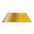 thumbnail image 2 of Ahgly Company Machine Washable Indoor Rectangle Oriental Yellow Modern Area Rugs, 2' x 4', 2 of 4