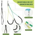 thumbnail image 4 of Dog Grooming Arm with Pet Grooming Hammock, 35" Pet Grooming Table Arm with Adjustable No Sit Haunch Holders, Dog Grooming Stand with Loop Noose for Small and Medium Pets, Blue, 4 of 18