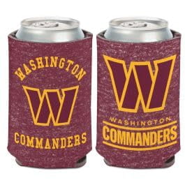 Wraft Fanatics 9416628764 Washington Commanders Can Cooler - Heathered