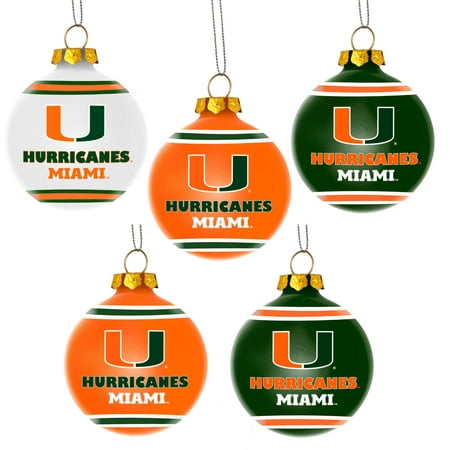 Miami Hurricanes Christmas Ornament, Christmas Miami 