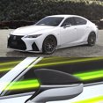 thumbnail image 5 of Pour Lexus ES IS LS LC RC RC UX 2 Pcs Rétroviseur Extérieur Noir Brillant Accessoires de Voiture Noir, 5 of 5