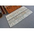 thumbnail image 2 of Green Kitchen Rugs, , Vintage Rug, 2.7x4.8 ft Small Rug, Turkish Rug, Rugs For Car Mat, Patchwork Rug, Antique Rugs, Turkey Entry Rug, 2 of 10