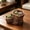 C, variant on YuanGuangQ Vintage Cement Tree Trunk Flower Pot, Rustic Wooden Planter, Tree Root Wood Stake for Green Plant Potted Decor