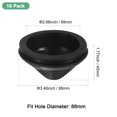 thumbnail image 3 of Uxcell Paquete de 10 Grommets de Caucho para Cableado Grommet en Forma de Torre de 88 mm, 3 of 6