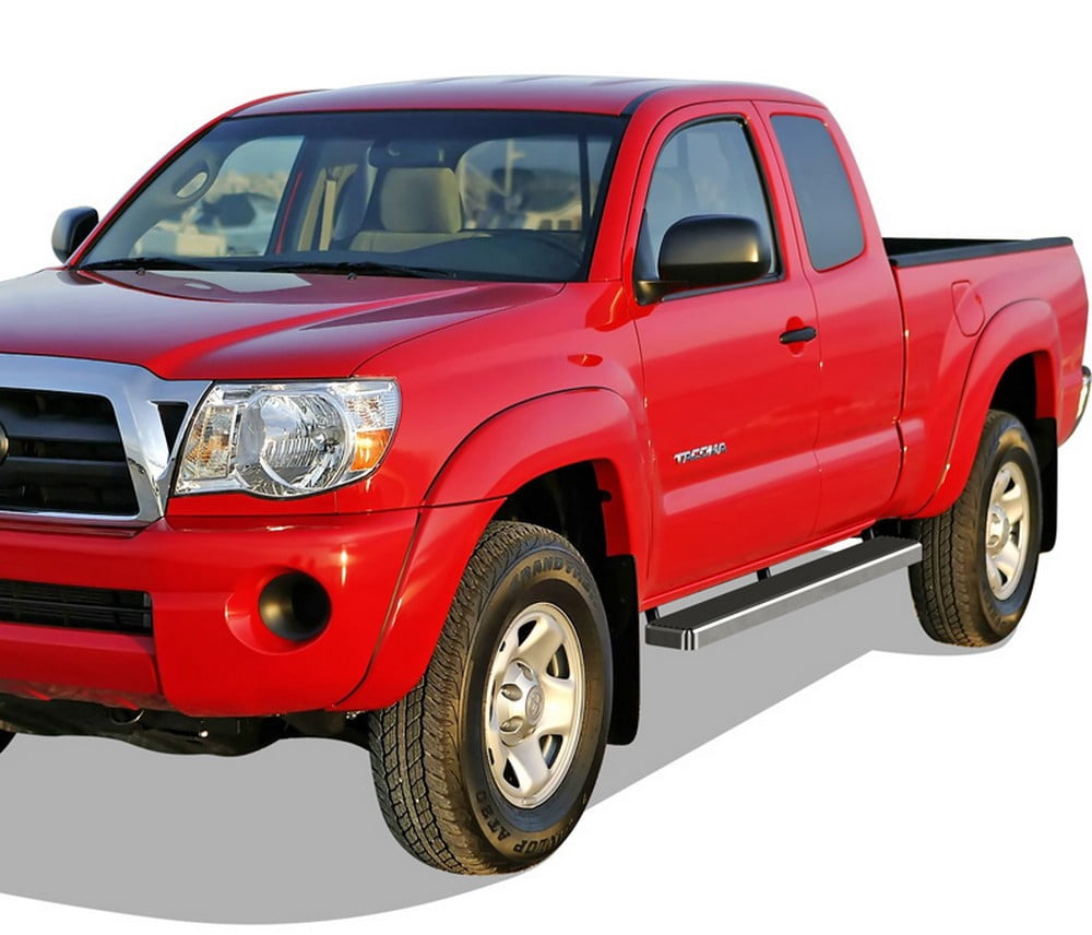 APS Running Boards 5 inches Compatible with Toyota Tacoma 2005-2023 Access Cab 304 Stainless Steel (Nerf Bars Side Steps Side Bars)