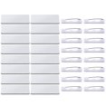 thumbnail image 1 of 32/16pcs Name Tag Blank Name Badges Diy Blank Id Sublimation Name Badge With Pin Backing For Office, 1 of 2