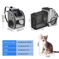 thumbnail image 2 of Mochila transportadora para mascotas COVONO expandible para gatos y perros, 8 kg, 2 of 7